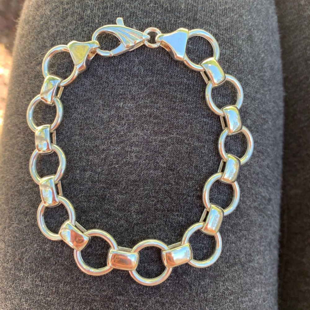 Silver Loop Bracelet - image 1